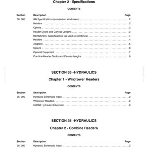 New Holland 994, 92C, 94C Grain Belt Header Service Repair Workshop Manual | Instant PDF Download image 11