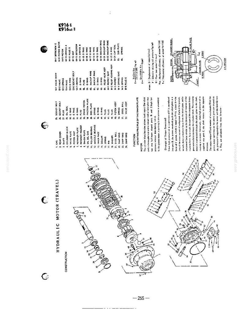 Kobelco K903-Ii, K904-Ii, K904l-Ii, K905-Ii, K905lc-Ii, K907-Ii, K907lc-Ii, K909-Ii, K912-II, K916-II Hydraulic Excavator Service Manual image 9