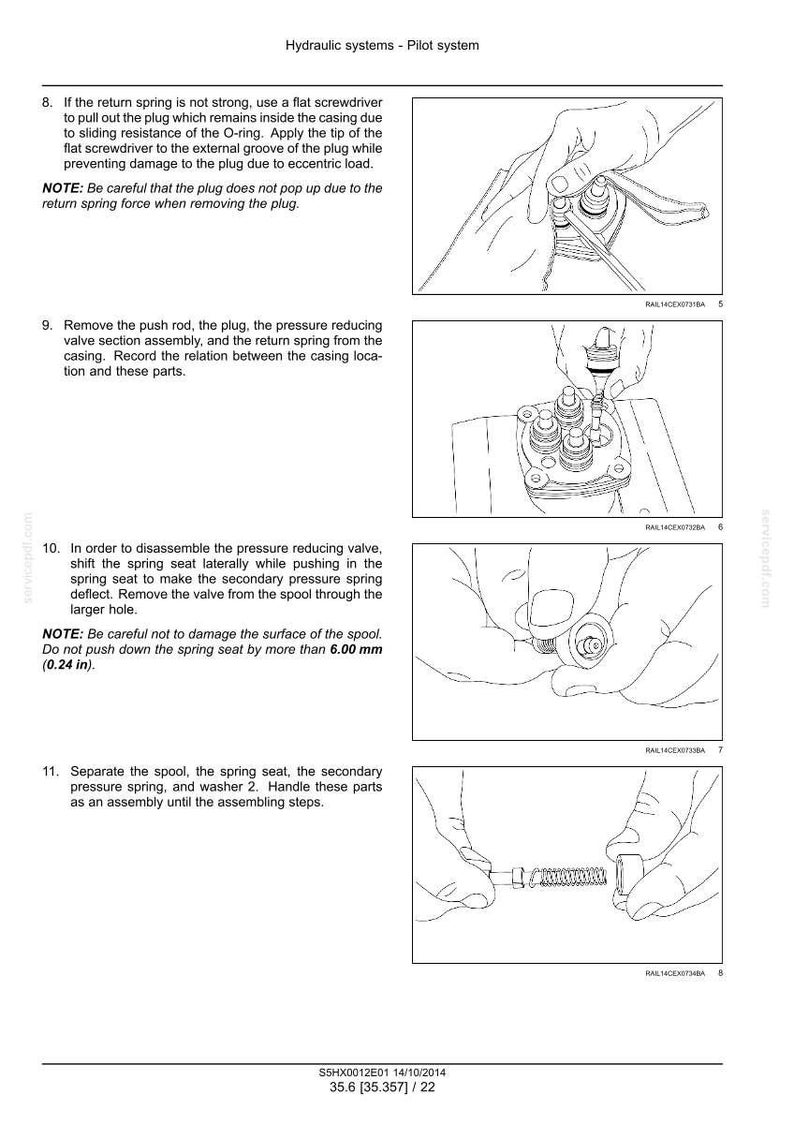 New Holland E35B Tier 3 Compact Hydraulic Excavator Service Repair Workshop Manual | Instant PDF Download image 5