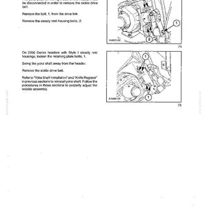 New Holland 2212, 2214, 2216, 2218, 2322, 2324, 2326, 2328 Windrow Forage Header Service Repair Workshop Manual | Instant PDF Download image 8