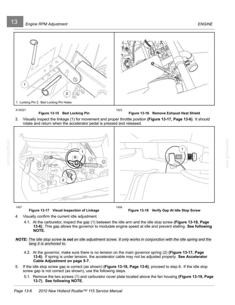 New Holland Rustler 115 Utility Vehicle Service Repair Workshop Manual | Instant PDF Download image 8