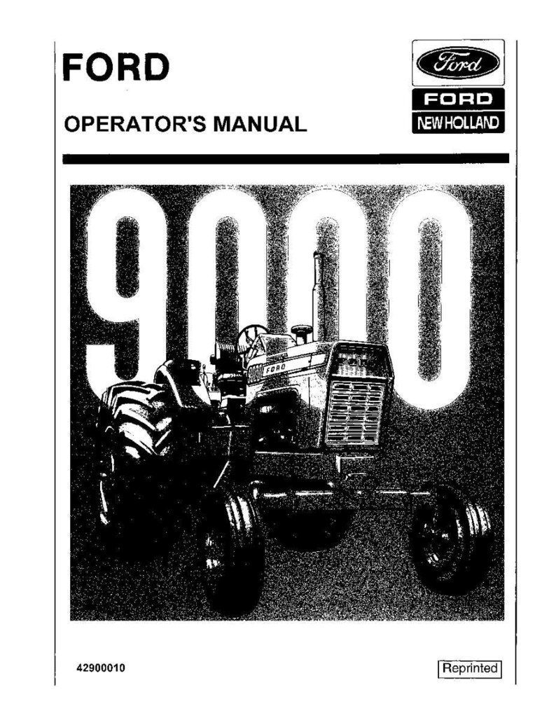 Ford 9000 Tractor Operator Owners Operation Manual | Instant PDF Download image 3