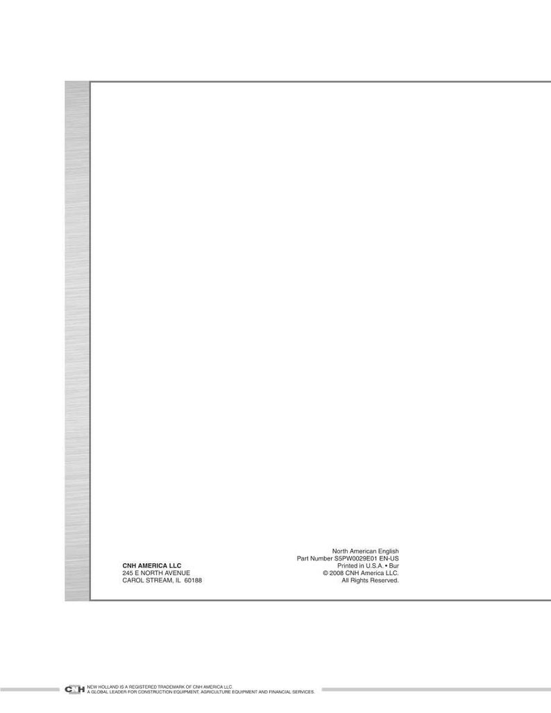New Holland E30BSR Tier 4, E35BSR Tier 4 Compact Crawler Excavator Service Repair Workshop Manual | Instant PDF Download image 11