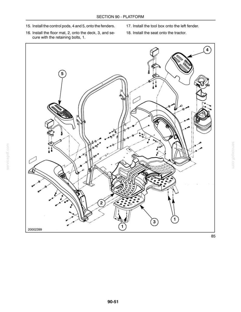 New Holland Tc35 Tc35d Tc40 Tc40d TC45 TC45D Tractor Service Repair Workshop Manual | Instant PDF Download image 11