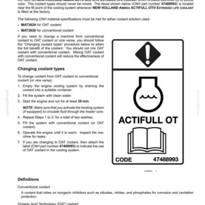 New Holland TV6070 Tractor Operator Owners Operation Manual Manual | Instant PDF Download image 8