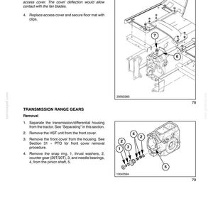 New Holland TZ21D, TZ24D Compact Utility Tractor Service Repair Workshop Manual | Instant PDF Download image 7