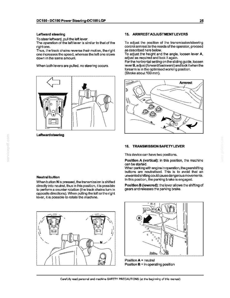 New Holland DC180 PS Dozer Crawler Operator Owners Operation Manual | Instant PDF Download image 6