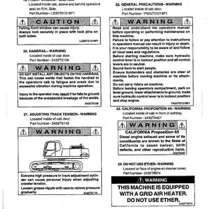 Kobelco Sk130 Iv, SK130LC IV Hydraulic Excavator Operator Owners Operation Manual | Instant PDF Download image 3