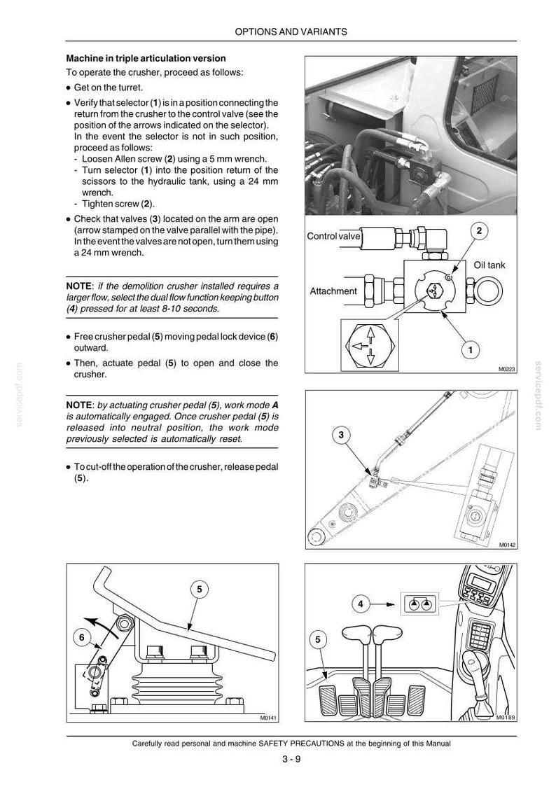 New Holland E175 Crawler Excavator Operator Owners Operation Manual | Instant PDF Download image 8
