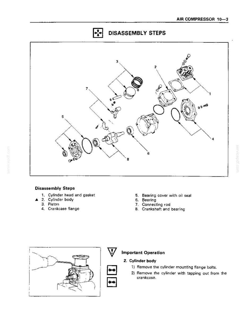 Isuzu 4bb1, 4bd1, 6bb1, 6bd1, 6bg1, 4bd1t, 6BD1T, 6BG1T Industrial Diesel Engine Service Repair Workshop Manual | Instant PDF Download image 9