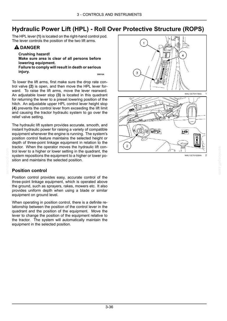 New Holland Boomer 45, 50, and 55 Tier 4B (final) Compact Tractor Operator Owners Operation Manual | Instant PDF Download image 6