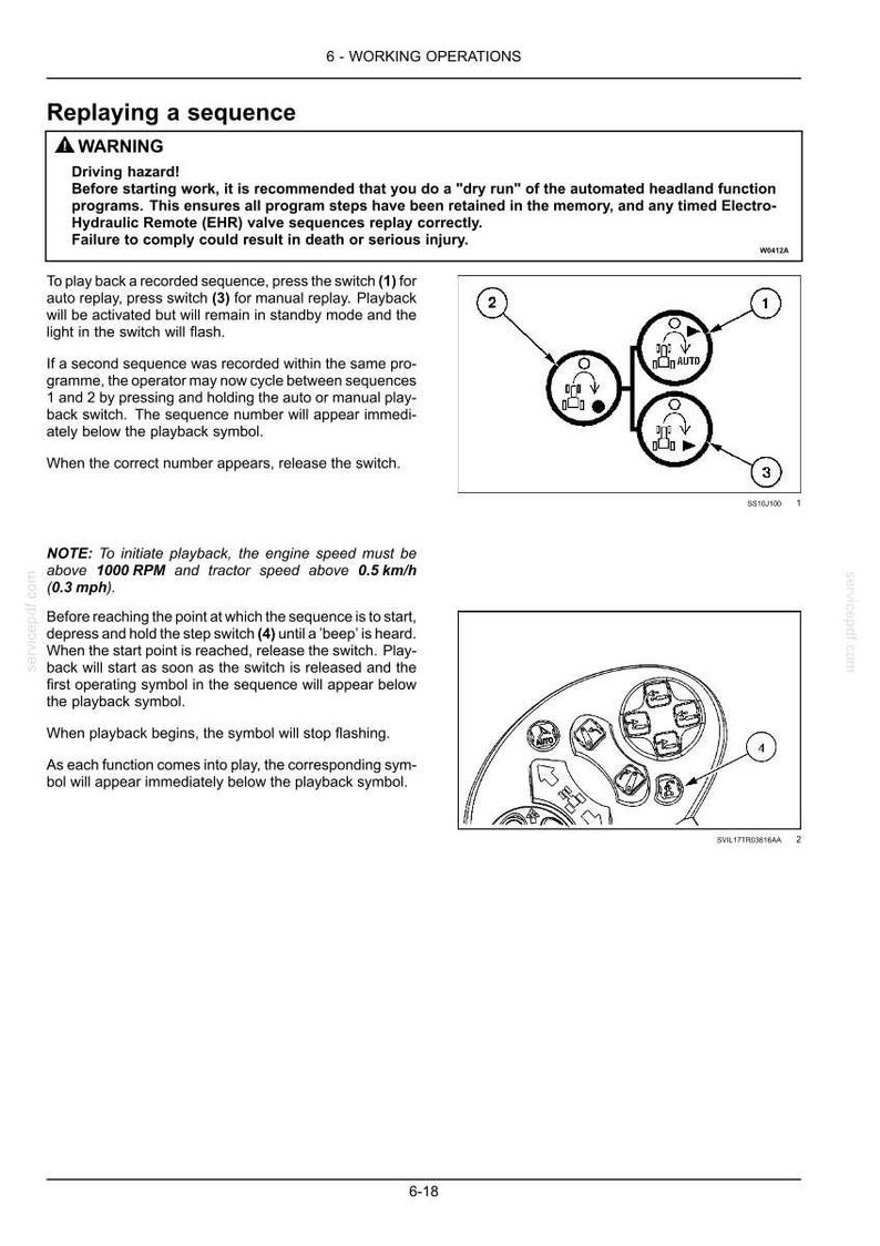 New Holland T6.145, T6.155, T6.165, T6.175, T6.180 Tier 4B (final) AutoCommand Tractor Operator Owners Operation Manual | Pdf Download image 6