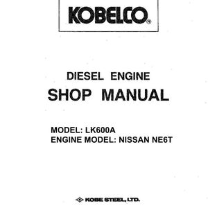 Nissan NE6T Diesel Engine Service Repair Workshop Manual | Instant PDF Download image 2