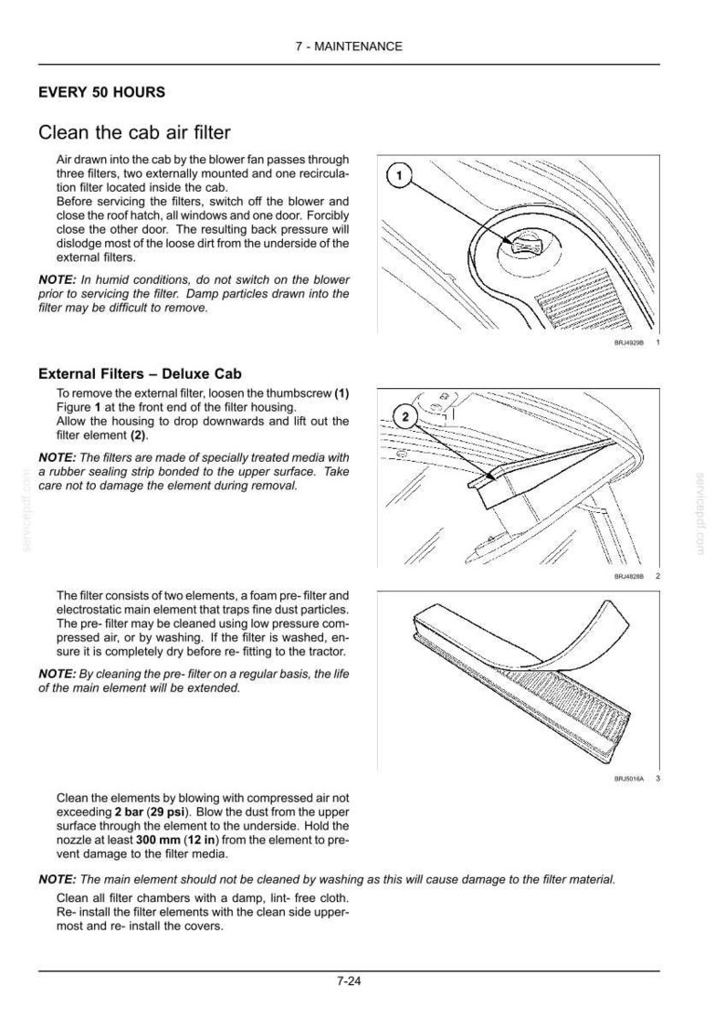 Steyr Profi 4110, 6125, 6140 Classic Tractor Operator Owners Operation Manual | Instant PDF Download image 10