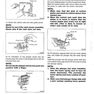 Manual de servicio y reparación del motor diésel Mitsubishi 6D31, 6D31-T / Descarga instantánea en PDF imagen 7