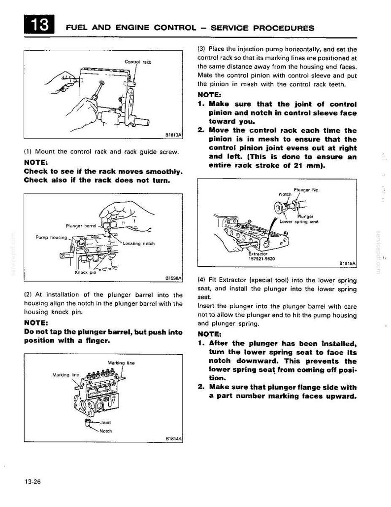 Manual de servicio y reparación del motor diésel Mitsubishi 6D31, 6D31-T / Descarga instantánea en PDF imagen 7