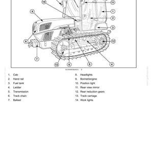 Manual de operación y mantenimiento del tractor New Holland TK4030V, TK4050, TK4050M, TK4060 / Descarga instantánea en PDF imagen 4