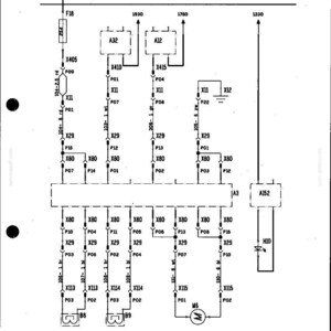 May include: Electrical system diagram for a New Holland TF78 combine harvester. The schematic includes various components, wiring, and connection points, with labels and reference numbers for each part.