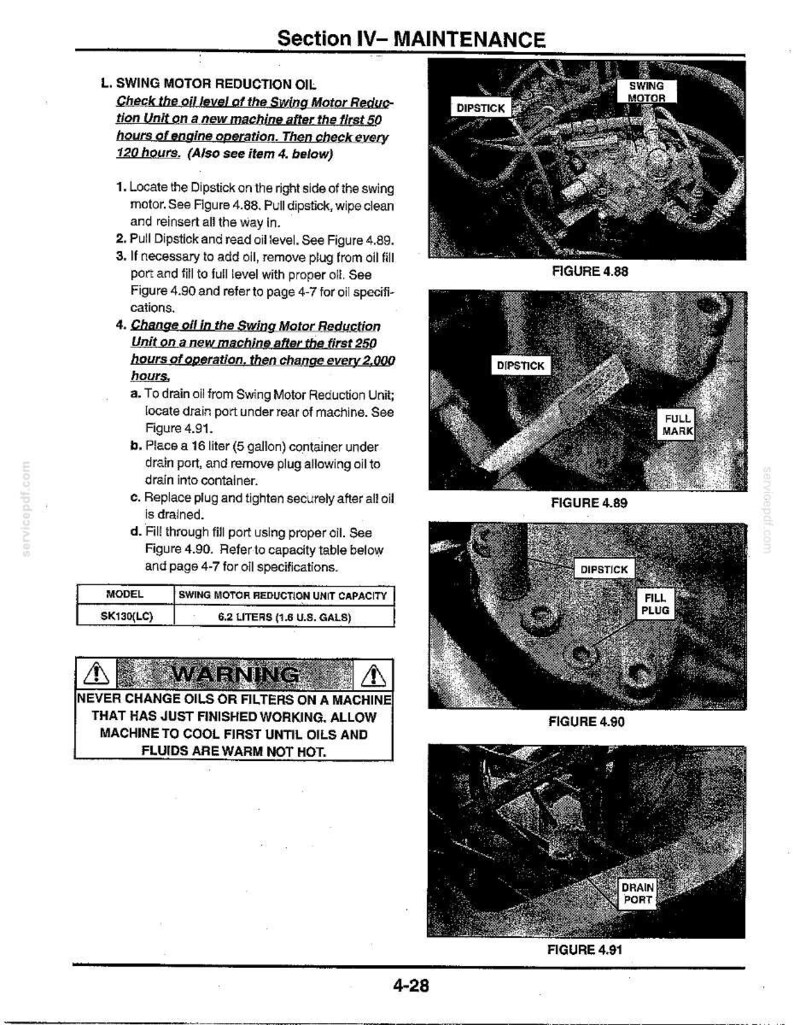 Kobelco Sk130 Iv, SK130LC IV Hydraulic Excavator Operator Owners Operation Manual | Instant PDF Download image 10