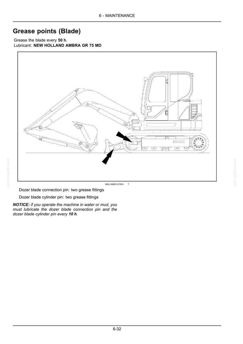 New Holland E60C Mini Excavator Operator Owners Operation Manual | Instant PDF Download image 8