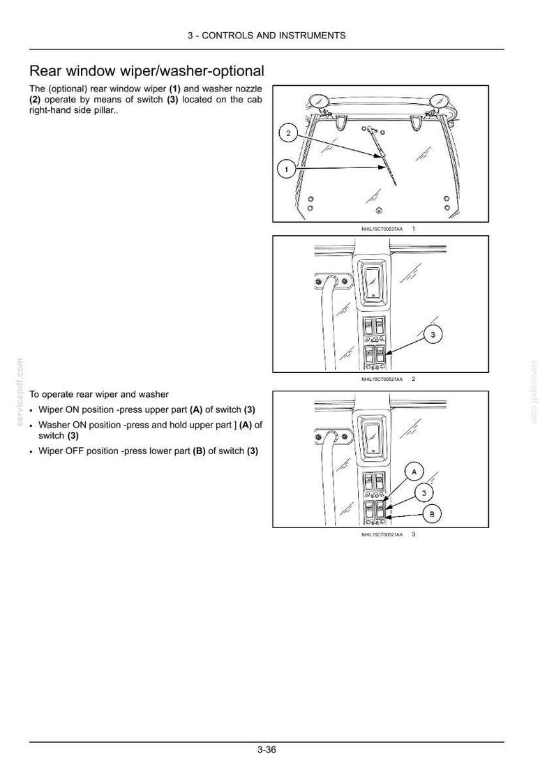 Manual de operación y mantenimiento del tractor compacto New Holland Boomer 41 y 47 / Descarga instantánea en PDF imagen 6
