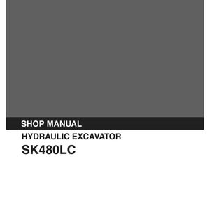 Manual de servicio y reparación para la excavadora hidráulica Kobelco SK480LC / Descarga instantánea en PDF imagen 2
