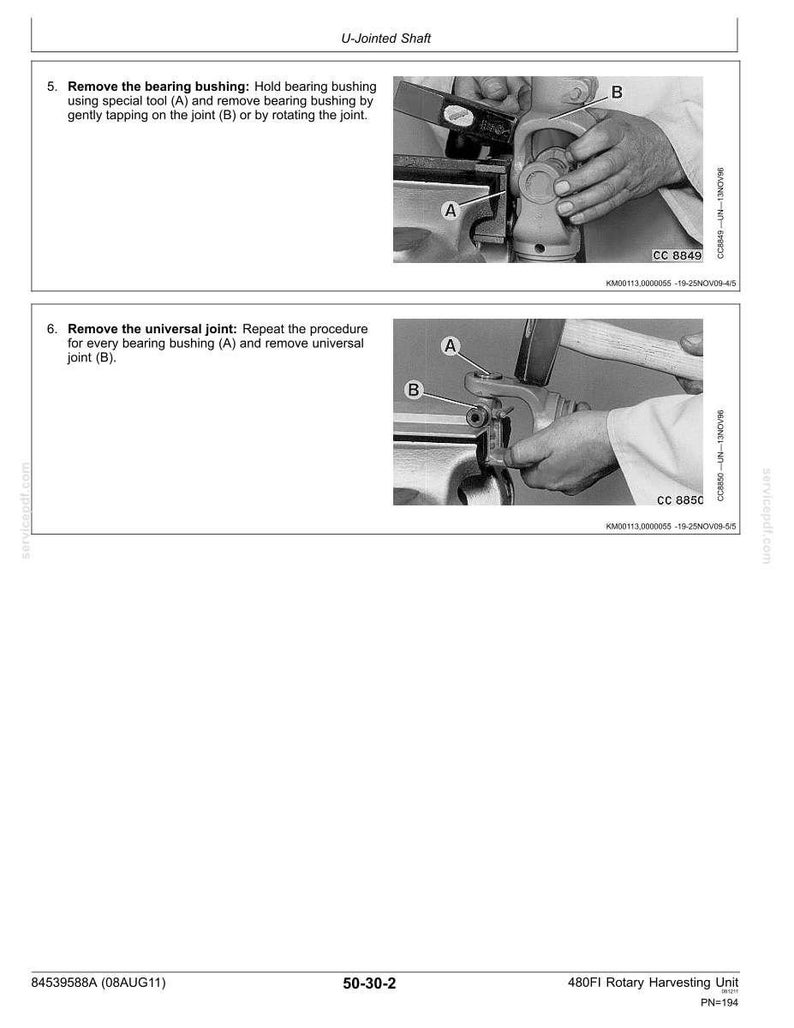New Holland 480FI Row-Independent Corn Head Service Repair Workshop Manual | Instant PDF Download image 9