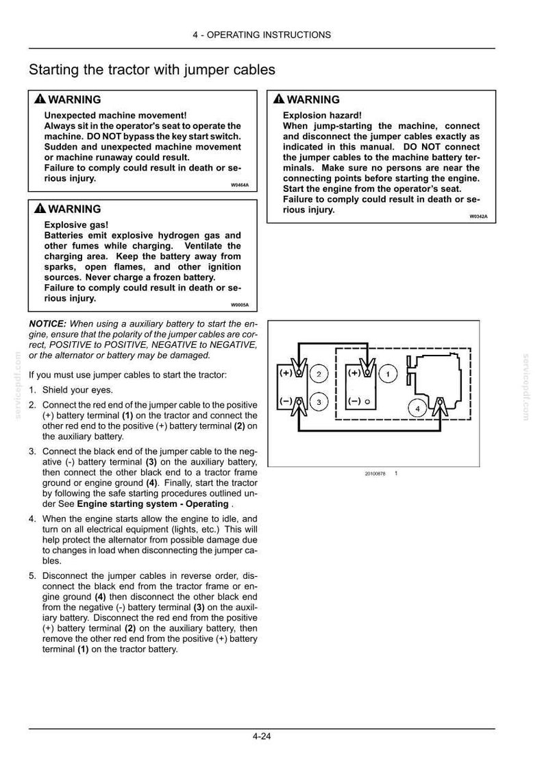 New Holland Boomer 37 Compact Tractor Operator Owners Operation Manual | Instant PDF Download image 7