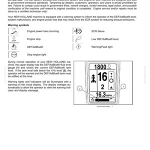New Holland T9.435, T9.480, T9.530, T9.565, T9.600, T9.645, T9.700 Tier 4B (final) Tractor Operator Owners Operation Manual | Pdf Download image 5