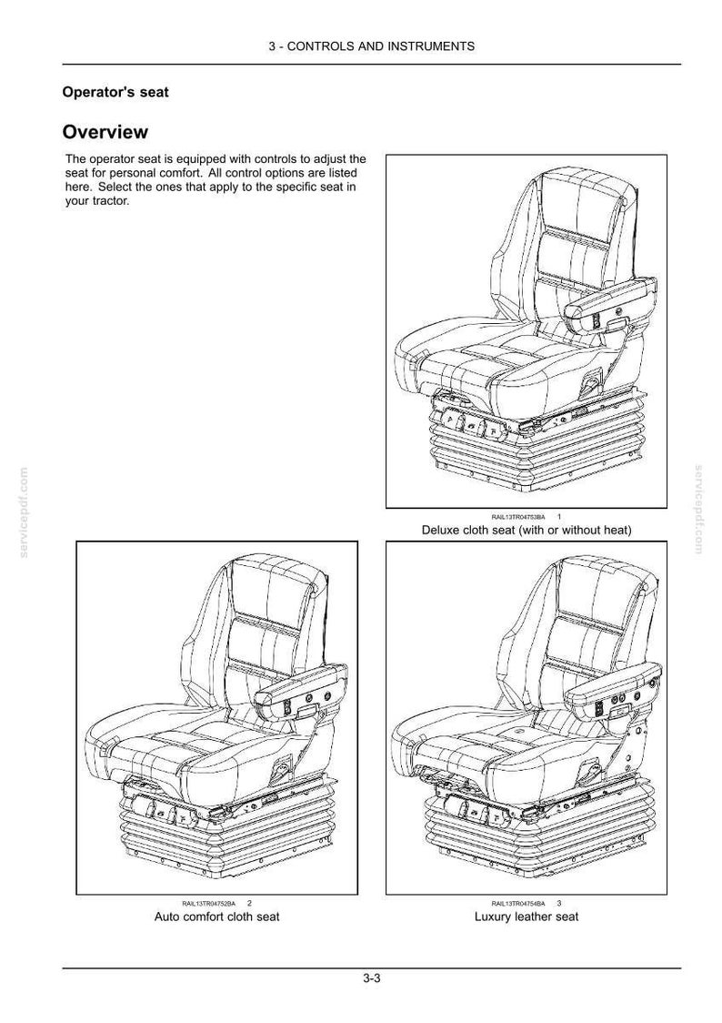 New Holland T9.435, T9.480, T9.530, T9.565, T9.600, T9.645, T9.700 SmartTrax Tier 4B (final) Tractor Operator Owners Manual | Pdf Download image 4