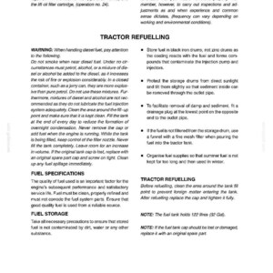 New Holland Tk76, TK85, TK85M Tractor Operator Owners Operation Manual | Instant PDF Download image 7