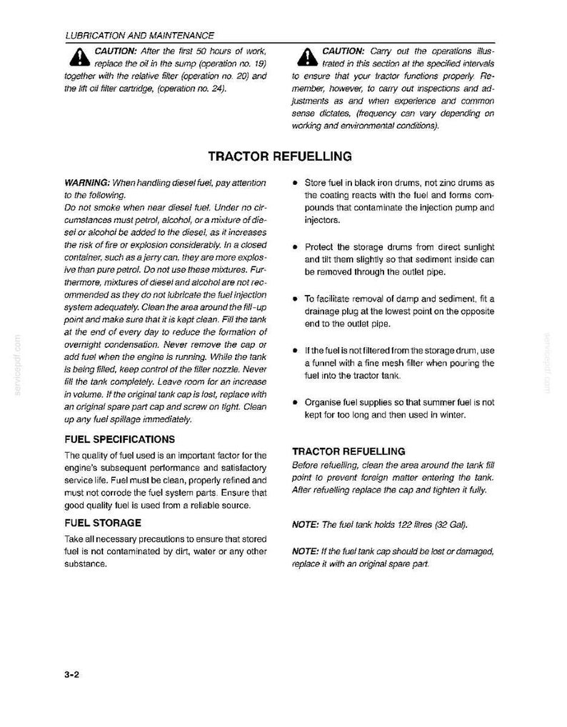 New Holland Tk76, TK85, TK85M Tractor Operator Owners Operation Manual | Instant PDF Download image 7