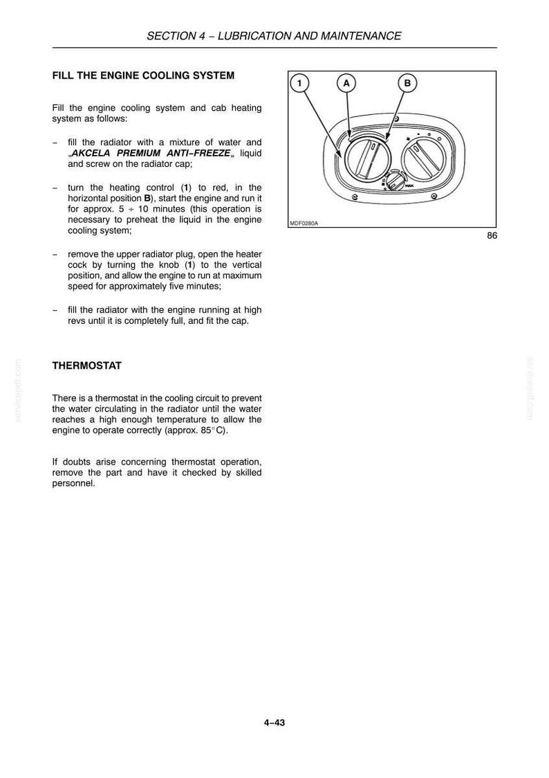 Steyr Kompakt 4065, 4075, 4085, 4095 Tractors Operator Owners Operation Manual | Instant PDF Download image 10