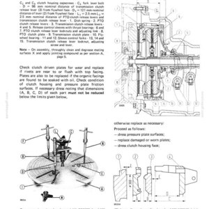 May include: Diagram of a clutch assembly with labels and measurements. The image includes a detailed illustration of the clutch components, with annotations and a parts list. Text includes "POWER TRAIN: Clutch" and "LUK clutch adjustment".