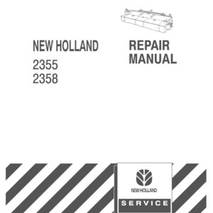 New Holland 2355, 2358 Disc Auger Header Service Repair Workshop Manual PDF | Instant PDF Download image 3