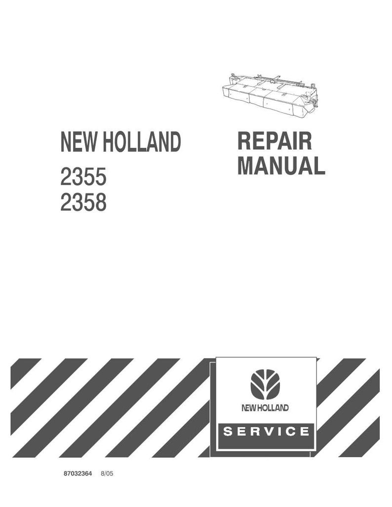 New Holland 2355, 2358 Disc Auger Header Service Repair Workshop Manual PDF | Instant PDF Download image 3