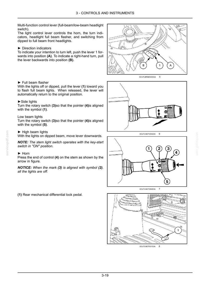 New Holland T4.65, T4.75 Powerstar Tractor Operator Owners Operation Manual | Instant PDF Download image 5