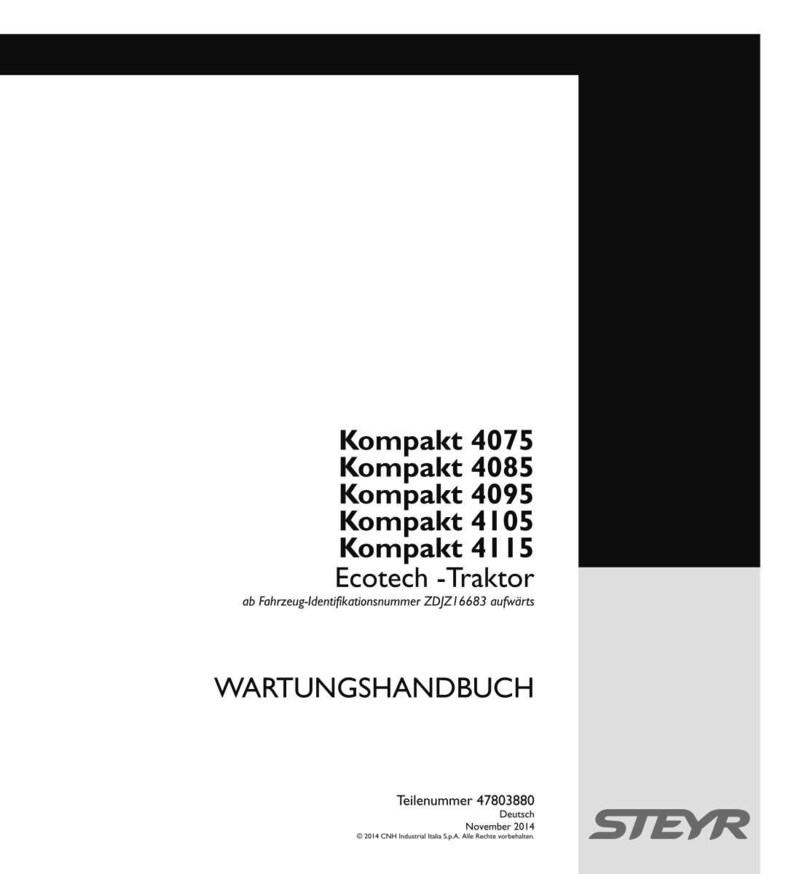 Steyr Kompakt 4075, 4085, 4095, 4105, 4115 Ecotech Traktor Wartungshandbuch Reparatur Werkstatthandbuch | PDF-Download | Market: Europe image 2