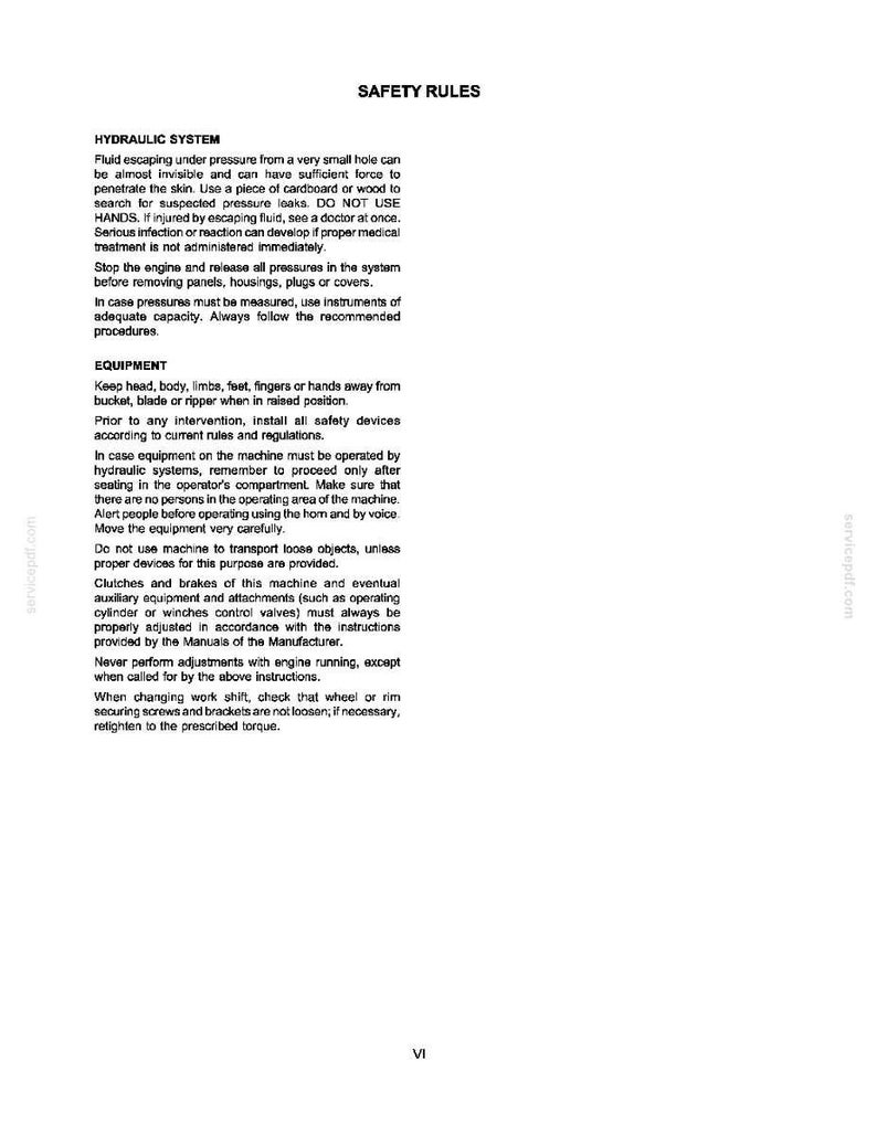 New Holland DC180 PS Dozer Crawler Operator Owners Operation Manual | Instant PDF Download image 4