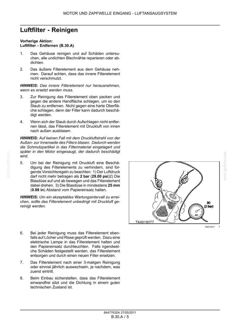 Steyr Cvt 6130, CVT 6145, CVT 6160 Traktor Wartungshandbuch Reparatur Werkstatthandbuch | PDF-Download image 7