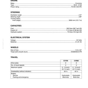New Holland CV700, CV900 Compactors Operator Owners Operation Manual | Instant PDF Download image 10