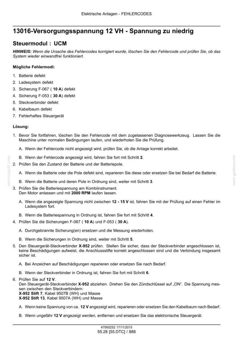 Steyr 6150 Cvt, 6165 CVT, 6175 CVT Stage Iv Traktor Wartungshandbuch Reparatur Werkstatthandbuch | PDF-Download | Market: Europe image 8