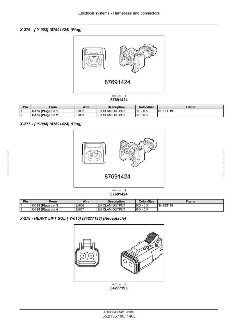 Puede incluir: Diagrama t&eacute;cnico de conectores y mazos de cables el&eacute;ctricos, que incluye enchufes y un recept&aacute;culo. La imagen muestra dibujos t&eacute;cnicos detallados con n&uacute;meros de pieza y especificaciones. Los conectores est&aacute;n etiquetados con n&uacute;meros de pieza y descripciones de cables.
