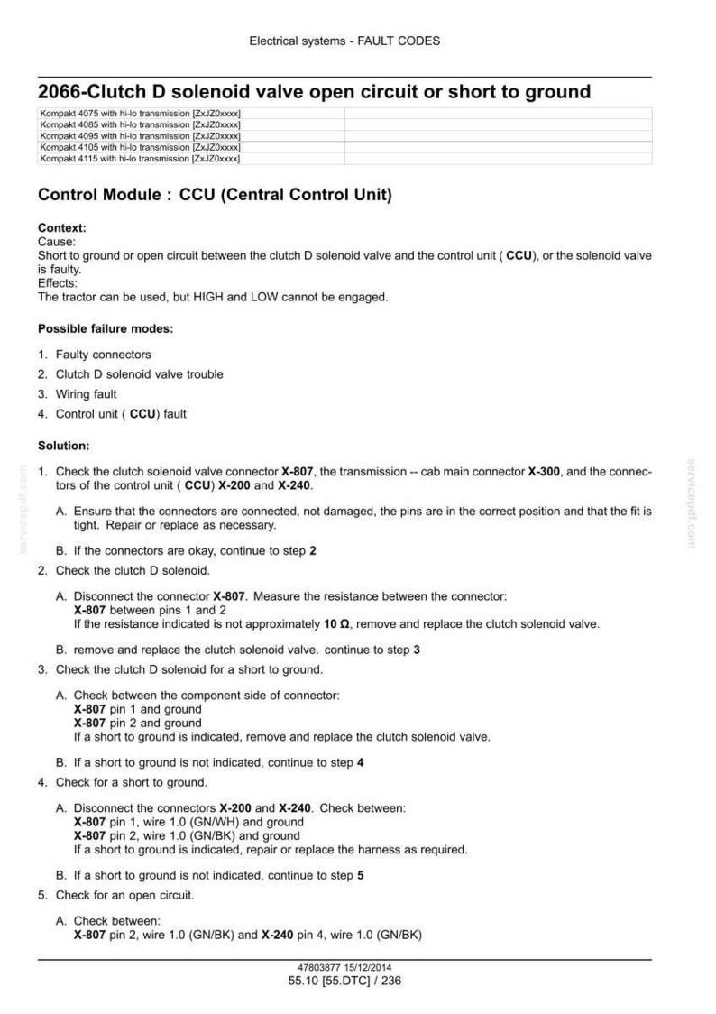 Steyr Kompakt 4075, 4085, 4095, 4105, Kompakt 4115 Ecotech Tractor Service Repair Workshop Manual | Instant PDF Download | Market: Europe image 9