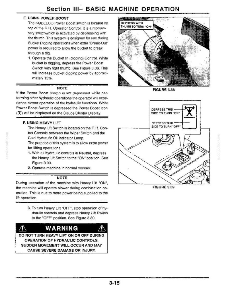Kobelco SK330, SK330LC Hydraulic Excavator Operator Owners Operation Manual | Instant PDF Download image 5