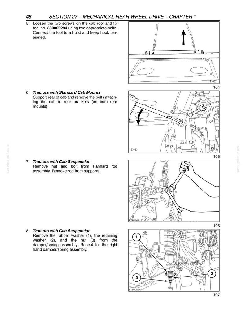 New Holland Tm120, Tm130, Tm140, Tm155, TM175, TM190 Tractor Service Repair Workshop Manual | Instant PDF Download image 5