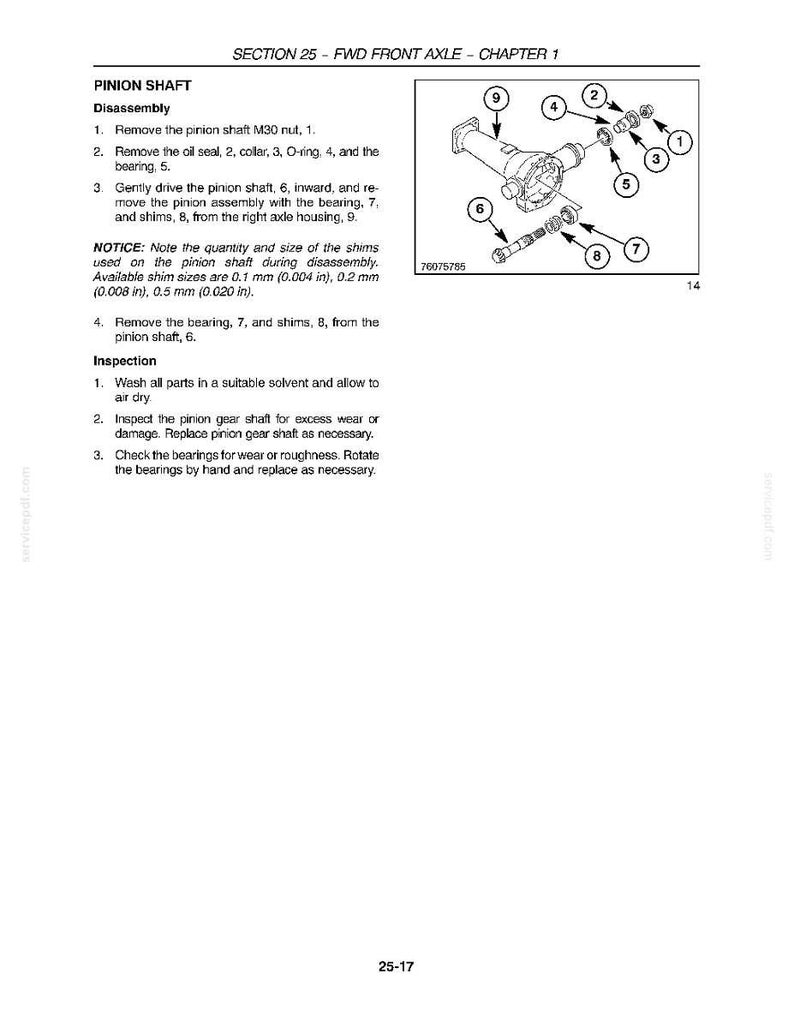 New Holland T1530 Tractor Service Repair Workshop Manual | Instant PDF Download image 6