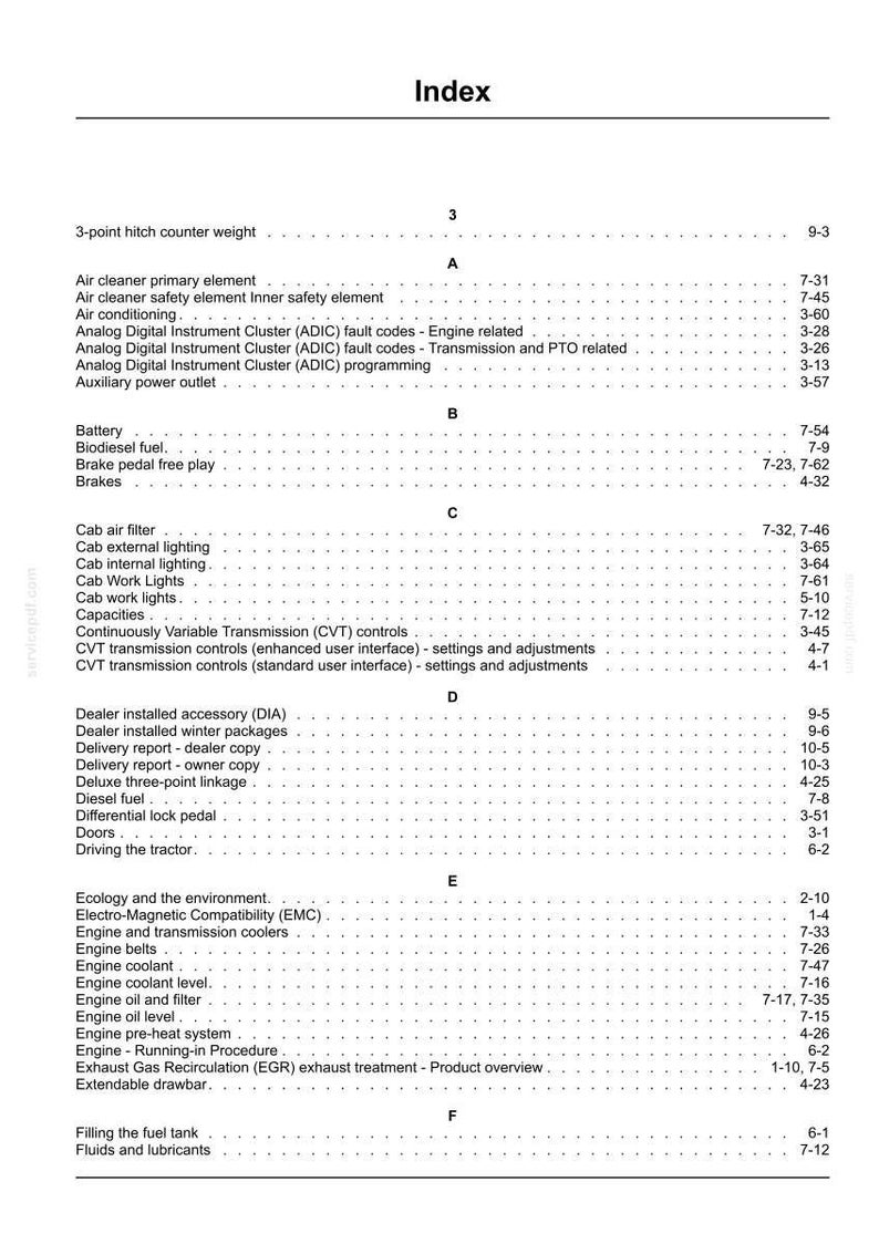 New Holland Boomer 46d CVT, Boomer 54d CVT Tier 4b (final) Compact Tractor Operator Owners Operation Manual | Instant PDF Download image 11