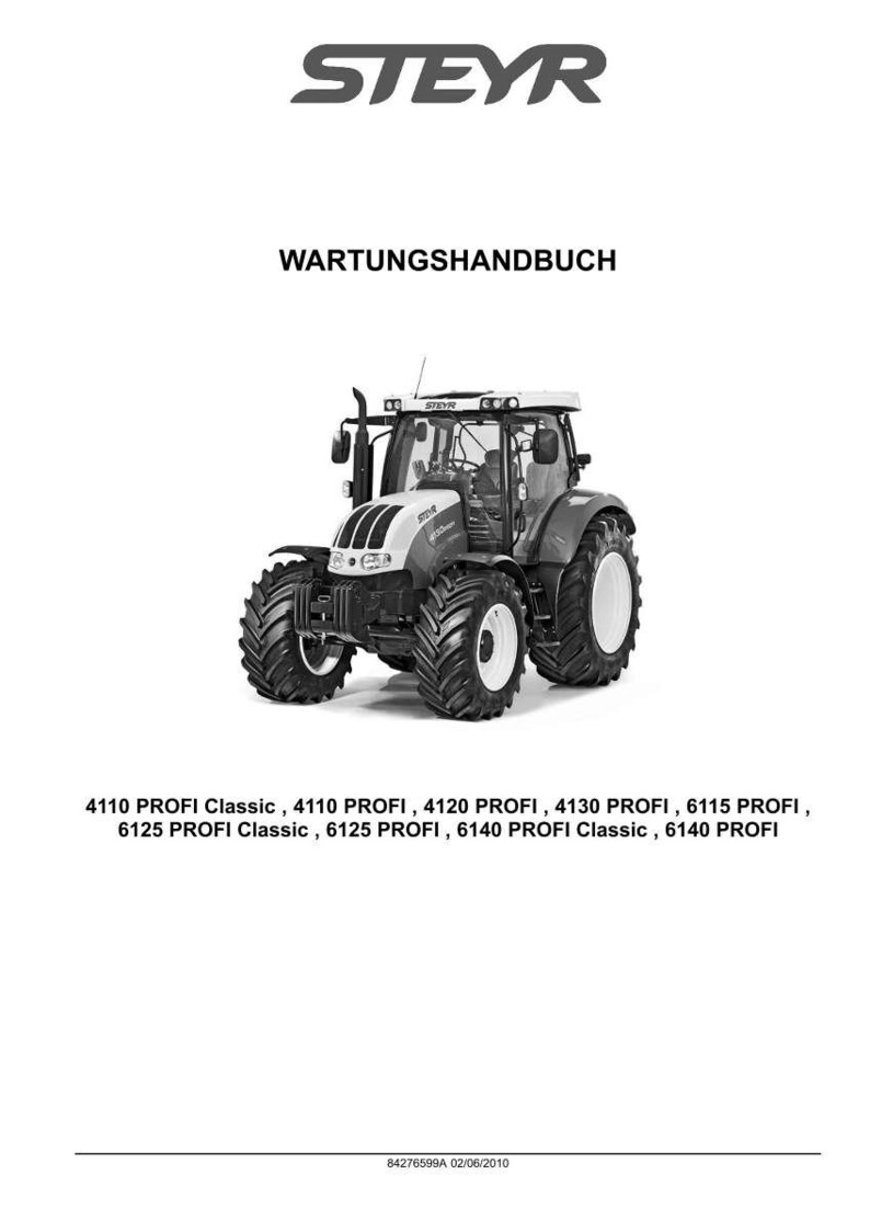 Steyr 4110, 4120, 4130, 6115, 6125, 6140 Profi & Profi Classic Traktor Wartungshandbuch Reparatur Werkstatthandbuch | PDF-Download image 2