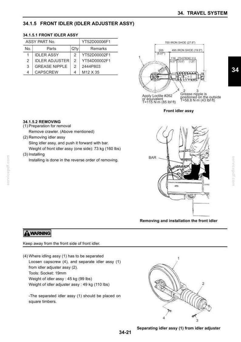 Kobelco 80CS-2 Acera Hydraulic Excavator Service Repair Workshop Manual | Instant PDF Download image 8